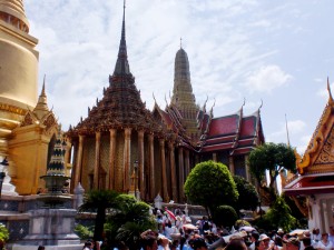 Kinder in Thailand Bangkok Königspalast