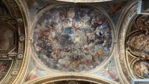 Deckenmalerie in der Jesuitenkirche
