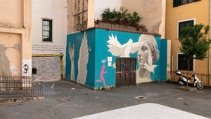 Straßenkunst in Salerno