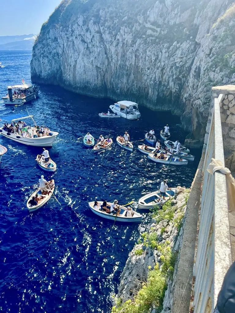 Die blaue Grotte auf Capri