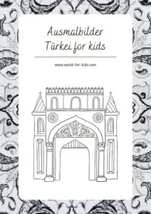 Ausmalbilder Türkei for kids Tor
