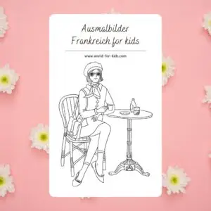 Ausmalbilder Frankreich for kids