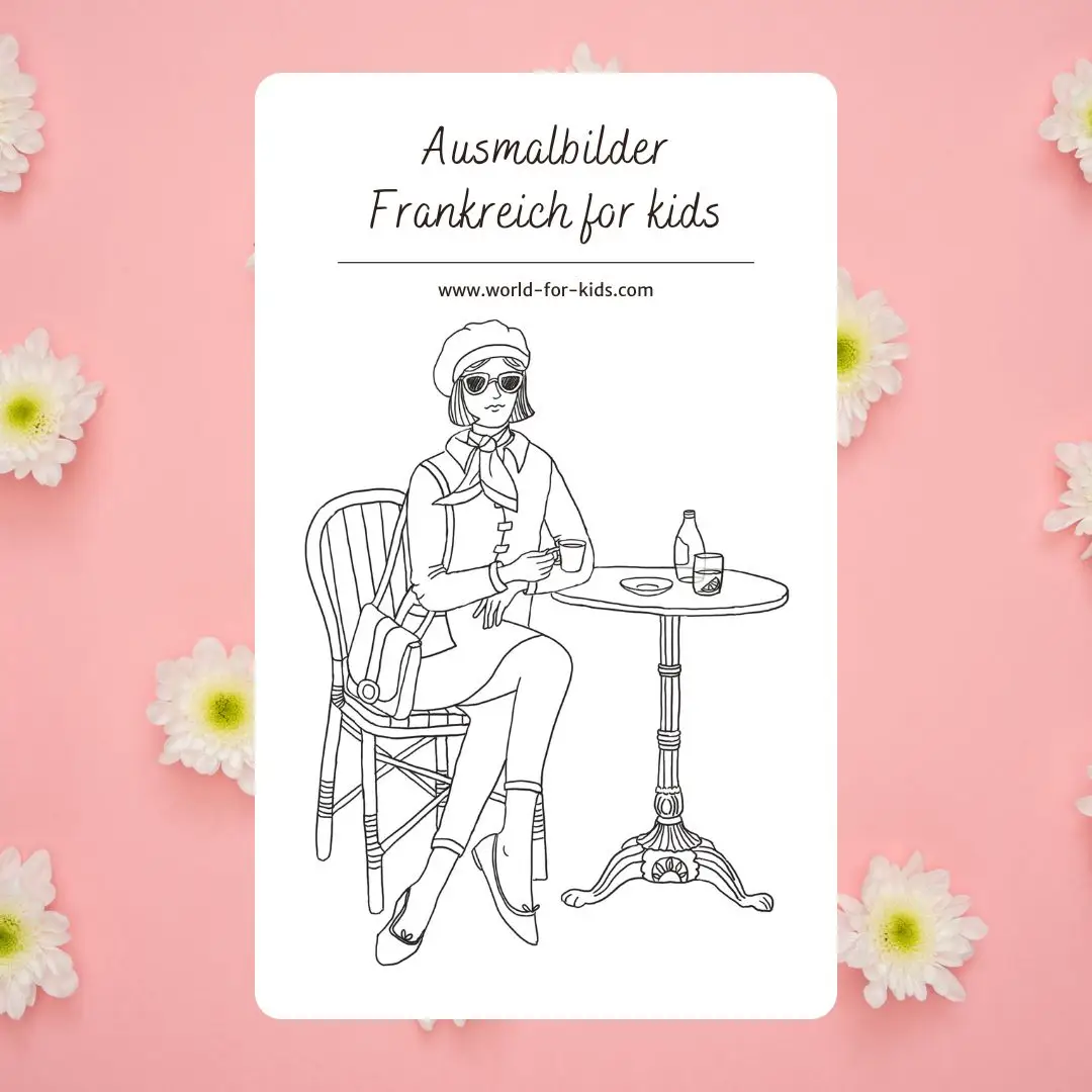 Ausmalbilder Frankreich for kids