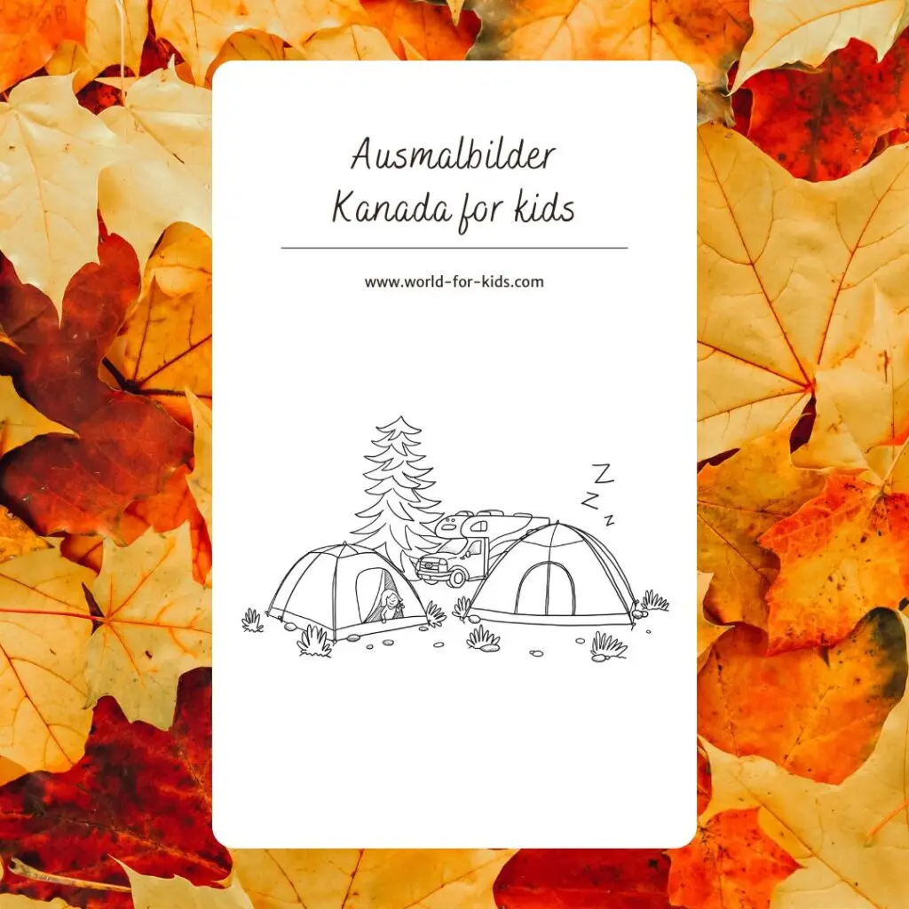 Ausmalbilder Kanada for kids