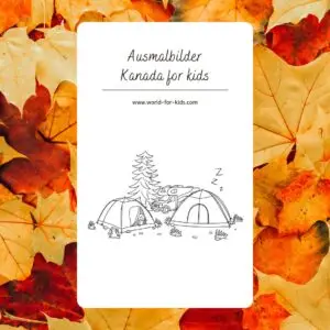 Ausmalbilder Kanada for kids