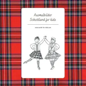 Ausmalbilder Schottland for kids